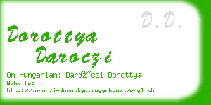 dorottya daroczi business card